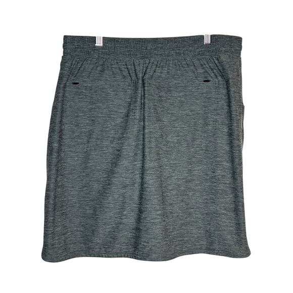 Duluth Trading Co Womens Size Large Armachillo Cooling Skort Heather Gray Pocket - Picture 5 of 9